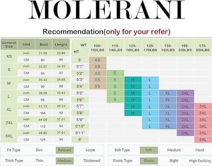 MOLERANI Women's Casual Plain Simple T-Shirt Loose Dress - color: 01 Beja Blue, size: XX-Large