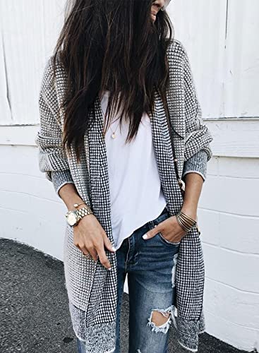 Sidefeel Cardigan Sweaters for Women 2026 Fall Outfits - color: Gray, size: Small