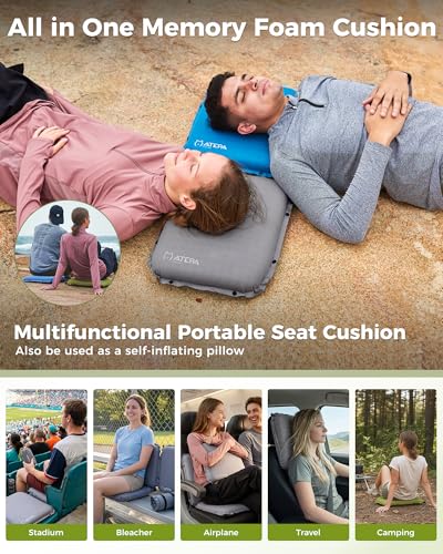 ATEPA Inflatable Seat Cushion - color: XL - 1 Pack Olive