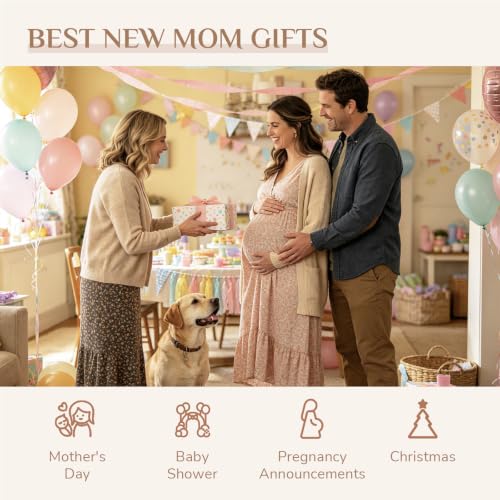 Storieme New Mom Dad Figurine, First Time Parents Gifts for Couples