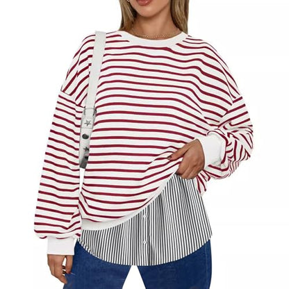 Girstunm Adjustable Shirts Extender Underskirt - color: Black Stripe, size: Large