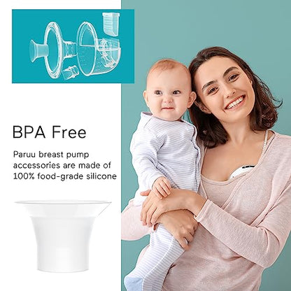 Paruu P10 Flange Insert 24mm, Original Breast Pump Parts, Wearable Breast Pump Replacement Accessories, 2 Pack - size: 24mm
