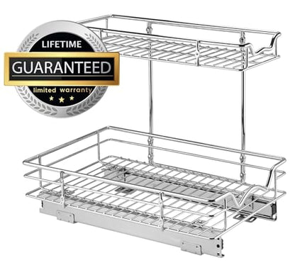 HOLDN’ STORAGE Under Sink Organizers and Storage, 11" W x 18" D x 15" H