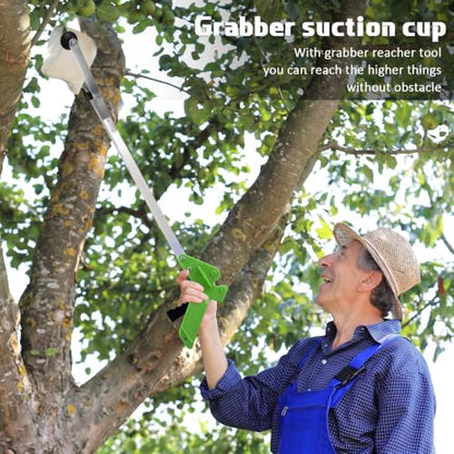 Sabary 5 Pack Suction Cup Grabber Reacher Tool Trash Picker,Green,35inch - color: Green, size: 35 Inch