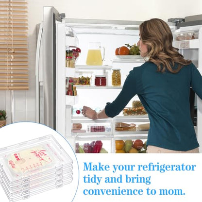 GRETJOB 4 Pcs Clear Freeze Flat Breastmilk Storage Organizer, Space Saving - color: 4 Pcs