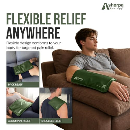 Flexible Hot and Cold Gel Pack Medium 8" x 12" - size: Medium, style: Green