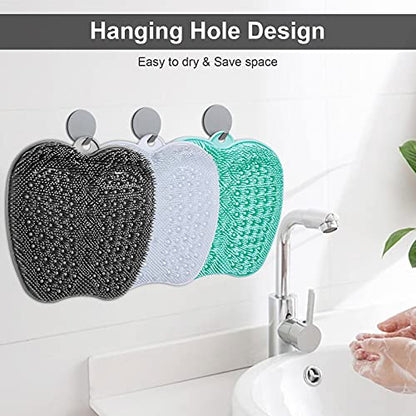 HONYIN XL Large Shower Foot Scrubber Mat with Non-Slip Suction Cups