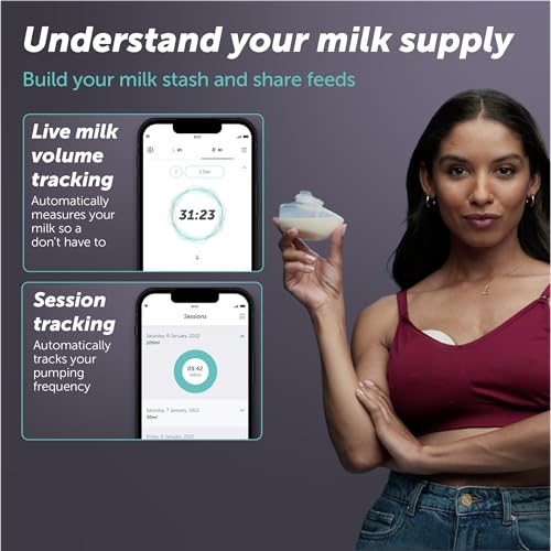 Elvie - Double, Wearable Breast Pump w/App - The Smallest & Quietest - Portable - Hands Free & Discreet - Automated with Four Personalized Settings