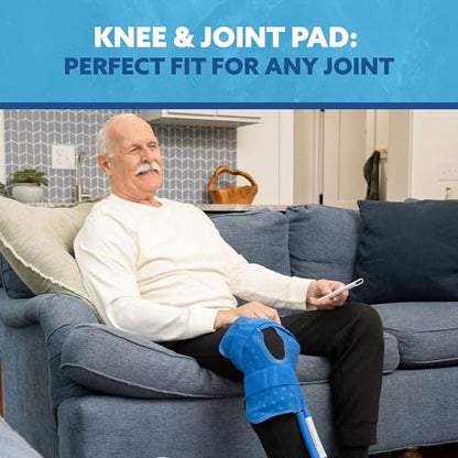 Polar Active Ice® 3 in 1 Knee, Ankle, & Elbow Therapy pad 12.5” x 10.5” with Attached Belts. Use only with The Polar Active Ice #AIS Therapy System. - style: Knee & Joint Pad
