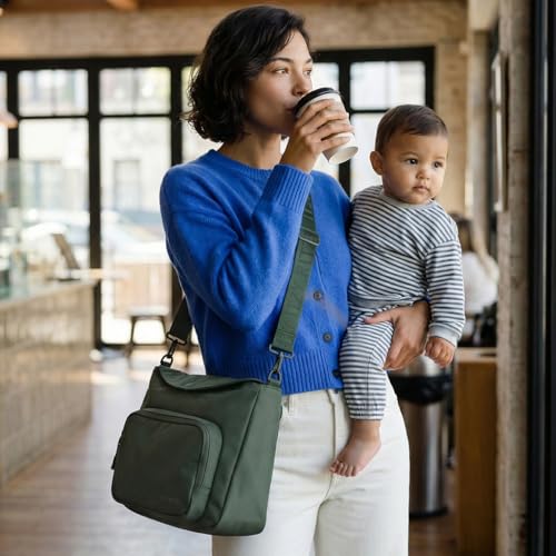 Itzy Ritzy Belong Cargo Caddy Stroller Organizer & Crossbody Bag (Green) - color: Hunter Green
