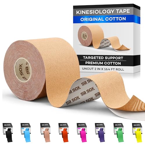 SB SOX Original Cotton Kinesiology Tape Roll (16ft) - color: Nude
