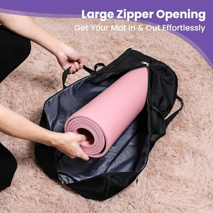 Yoga Mat Bag Carrier Large Capacity Yoga Backpack for Women