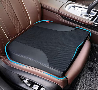 Allaboutsla Car Seat Cushion, Car Seat Cushions for Long Driving - color: Black