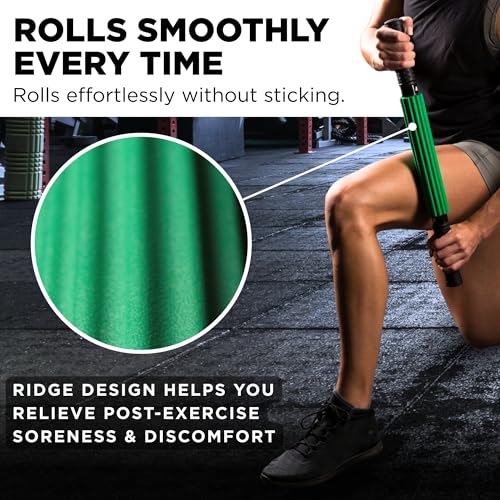 THERABAND Roller Massager+, Muscle, Fascia, Body Massage Tool, Back, 19" - style: Portable