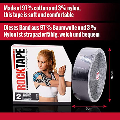 RockTape Uncut Bulk Kinesiology Tape, Continuous Roll (Packaging May Vary) - color: Beige, style: EXTRA STICKY