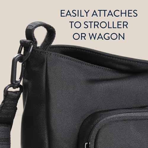 Itzy Ritzy Belong Cargo Caddy Stroller Organizer & Crossbody Bag (Black) - color: Black