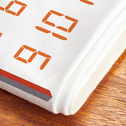 Personalized Baby Milestone Blanket with Basketball Design