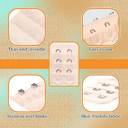 Eboot 36 Pcs Women's Bra Extenders 2 Hook / 3 Hook