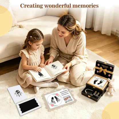 Nabance Baby Footprint Kit, Inkless Baby Hand and Footprint Kit, 4 Pack - size: 4-Pack, Regular 2.3" x 3.7"