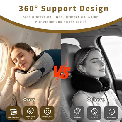CosyRest Memory Foam Travel Neck Pillow