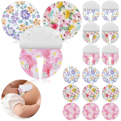 Breling 18 Pack G Tube Button Covers for Kids, Gtube Pads, Summer