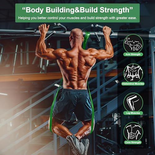 Resistance Bands,Exercise Bands,Workout Bands,Resistance Bands Set for Legs,Pull Up Bands,Stretch Bands for Exercise,Muscle Training, Physical Therapy, Shape Body, Men Women