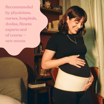 Belly Bandit Upsie Belly Pregnancy Support Band - color: Cream, size: Small
