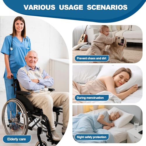 MILDPLUS 50 Count Disposable Bed Pads 30''X36'', Super Absorbent Underpad - size: 30"×36" (50 Count)