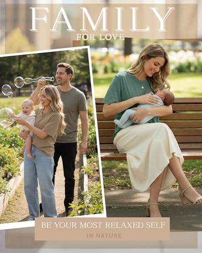 4 Pack Nursing Breastfeeding Shirts - color: Light Gray, Light Green, Khaki, Black, size: Large