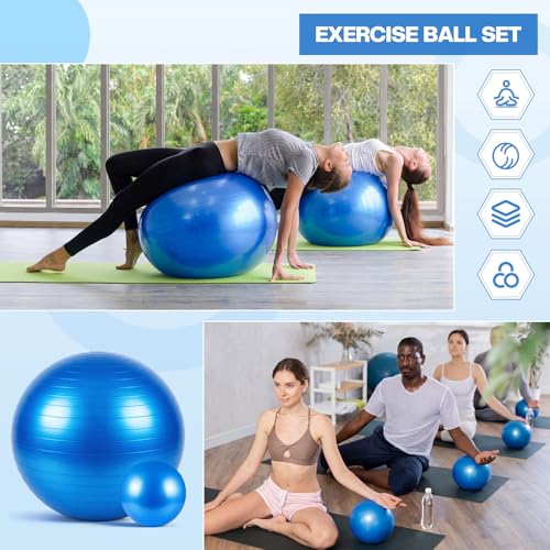Sotiff Exercise Yoga Ball Set, Pilates Balls - color: Blue