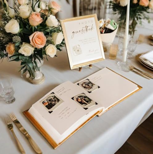 Calculs So Little So Loved Baby Shower Guest Book, Green - color: Green & Gold