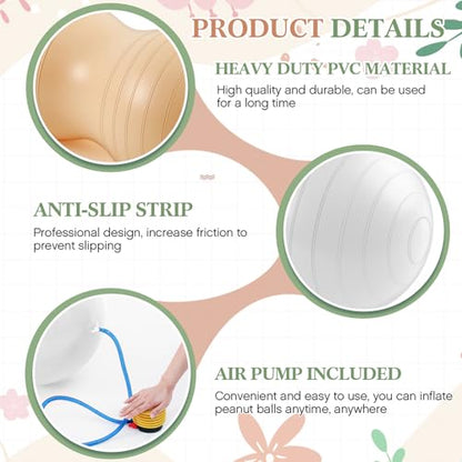 Jexine Peanut Ball for Kids Therapy Pregnancy - color: Farmhouse Color