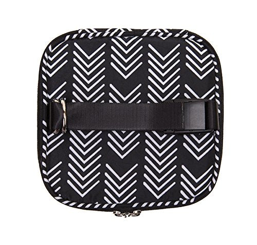 Sarah Wells Cold Gold Breastmilk Cooler with Ice Pack (Black & White) - color: Black & white