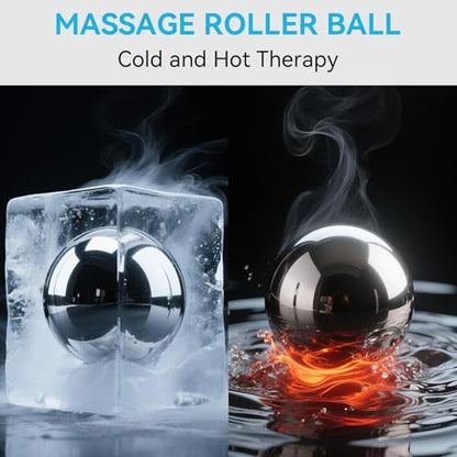 iECO Massage Ice Roller Ball Cold & Heat Therapy Plantar Fasciitis Roller - color: Blue