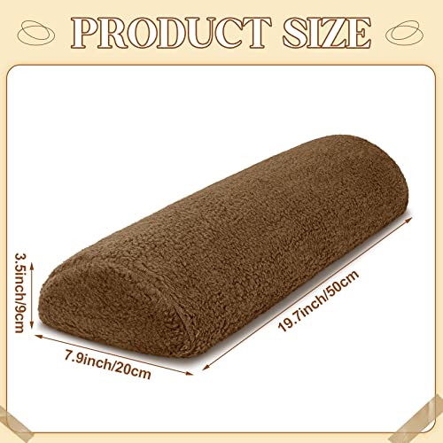 Recliner Leg Rest Cushion Sofa Footrest Pillow with Cover, Brown, 1 Pcs - color: Brown