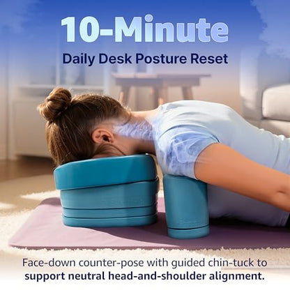 G.StretchAid Face-Down Posture Corrector for Tech Neck & Rounded Shoulders
