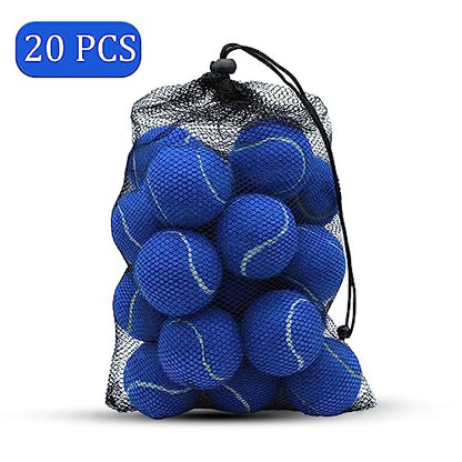 Swingers Tennis Balls, 6/20/36/80 Pack Training Exercise Balls for Pet Dog - color: Dark Blue, size: 20 PACK