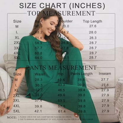 Netsmile Lounge Sets for Women Fall Pajamas 2 Piece Pjs Postpartum Outfits - color: Brown, size: 3X-Large
