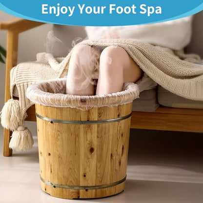 25PCS Pedicure Liners Disposable - Plastic Footbath Spa, Soak Liners - size: 25 Count
