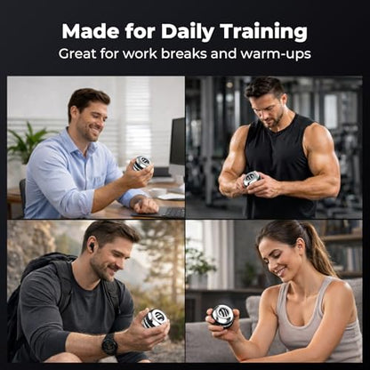 All Metal Auto-Start Wrist Gyro Ball