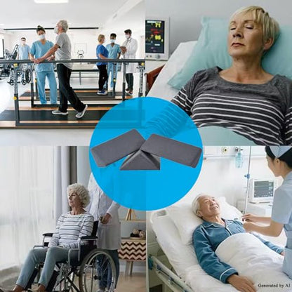 Saula 3 in 1 Flexible Bed Wedge Pillow for After Surgery Side Sleeper
