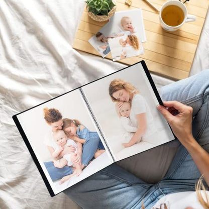 Cranbury Portfolio Binder 8x10, 48 Photos, Clear Sleeves, Blue - color: Blue, style: 8x10 (1 PK)