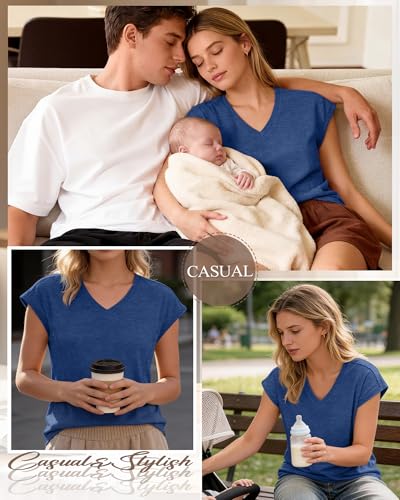Women's Nursing Shirts - color: Dark Navy, size: Medium