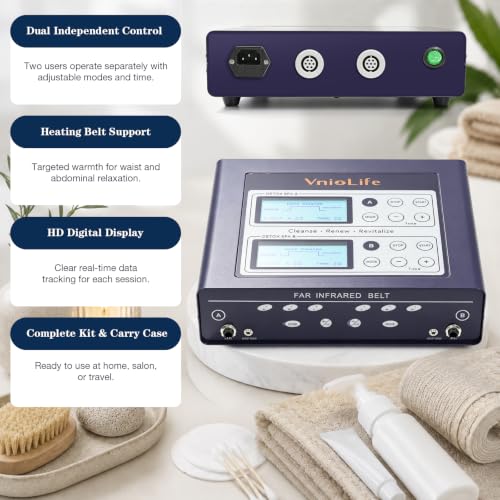 Dual Ionic Foot Bath Detox Machine for 2 Person Home Spa Use