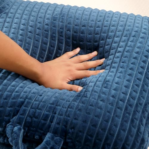 Reading Pillow with Arms for Sitting in Bed,Backrest,Blue Flannel,M - color: Navy, size: Standard(17")