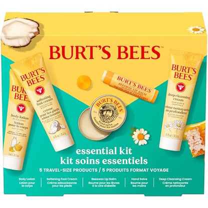 Burt's Bees Essentials Kit Gift Set, 5 Travel Size Products - style: Everyday Essentials Set- New