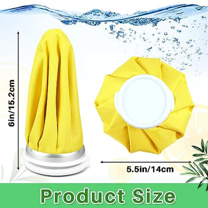 Honoson 4 Pack Reusable Ice Bag Hot Cold Bag Leakproof, Vivid Pure Style - style: Vivid Pure Style