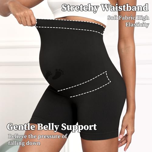 Maternity Yoga Shorts & Maternity Bodysuit