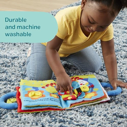 Melissa & Doug K’s Kids My First Activity Book 8-Page Soft Book for Babies and Toddlers Early Learning Developmental Plush Soft Activity for Babies and Toddlers - color: Activity Book