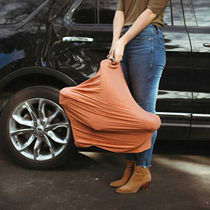 Parker Baby Co. Multi-Use Cover - Carseat Cover, Nursing Cover - Copper - color: Copper